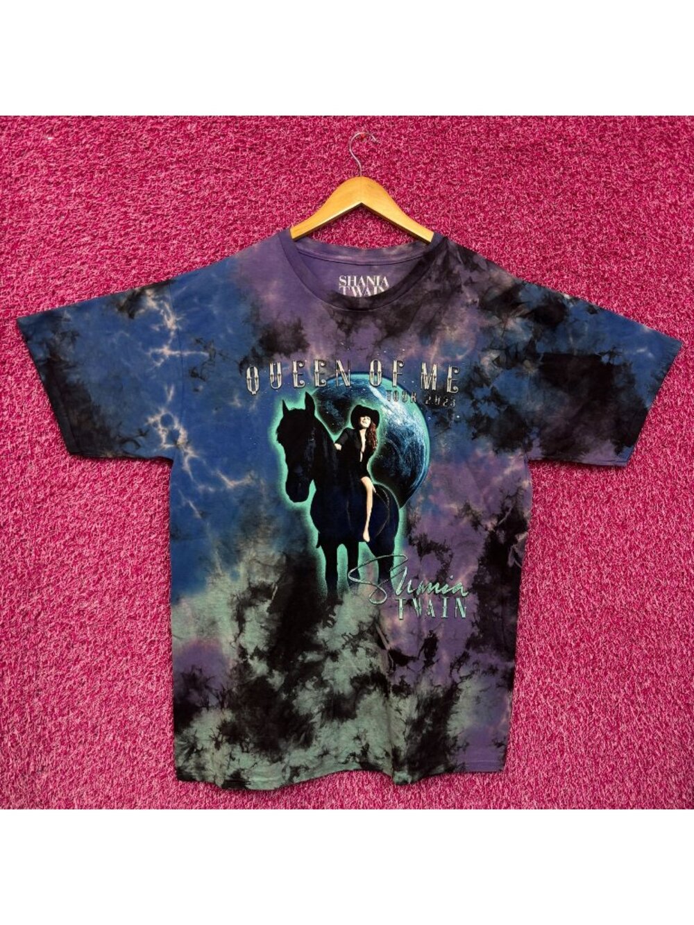 Shania Twain 2023 Queen of Me World Tour Country Tie Dye XL
